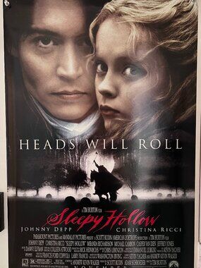 SLEEPY HOLLOW (1999) - ORIGINAL DOUBLE SIDED MOVIE POSTER